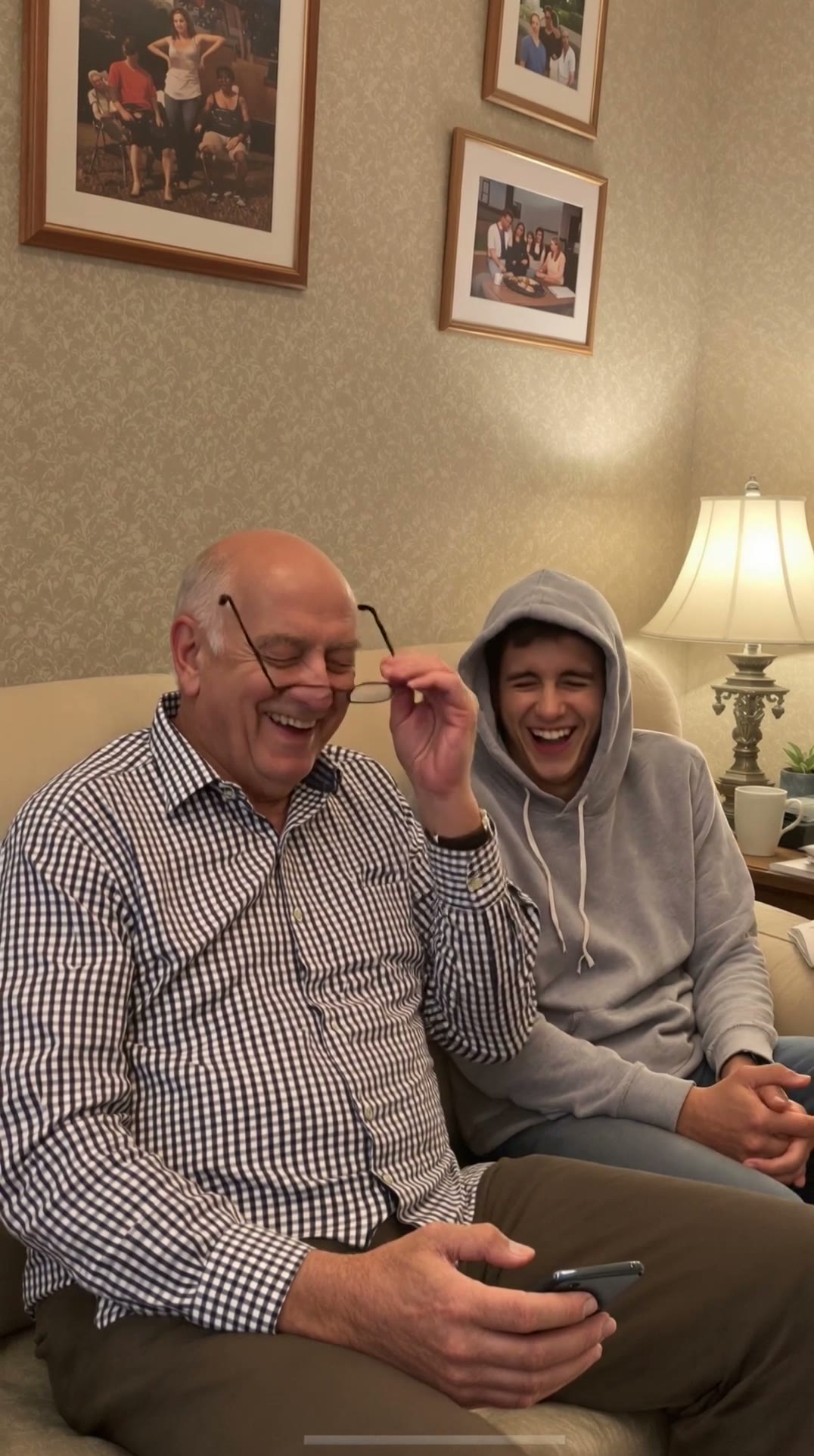 Watch them hear it for the first time